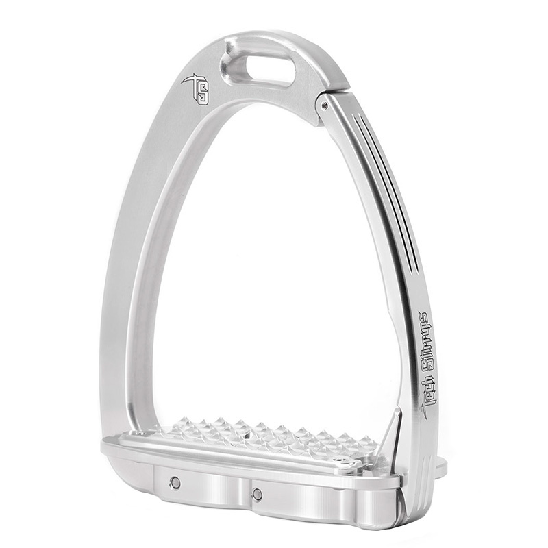 Stigbøyler Venice Dressur Skrå Silver/Silver