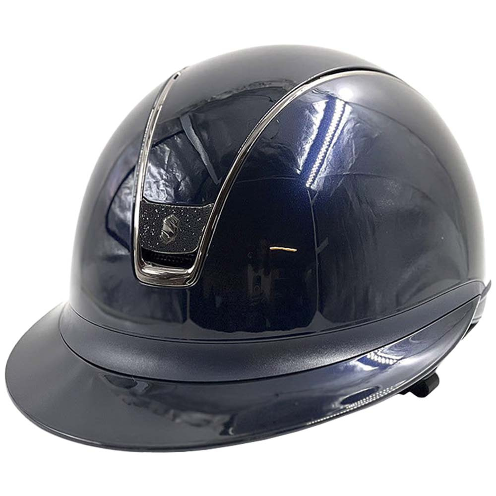 Ridehjelm Miss Shield 2.0 Glossy Crystal Blazon Marineblå