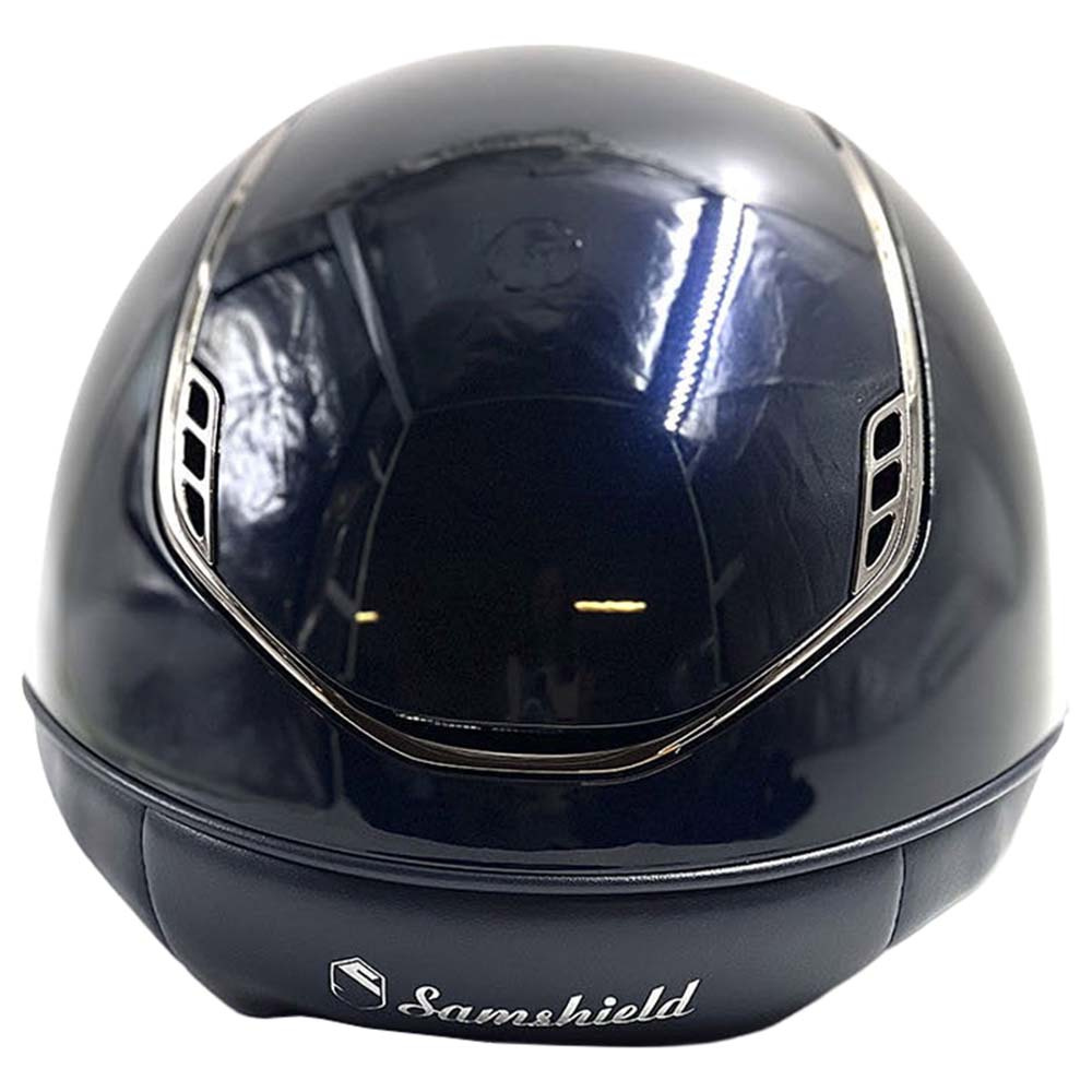 Ridehjelm Miss Shield 2.0 Glossy Crystal Blazon Marineblå