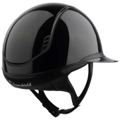 Ridehjelm Miss Shield 2.0 Glossy Matt Trim Blazon Svart Ridehjelm Miss Shield 2.0 Glossy Matt Trim Blazon Svart