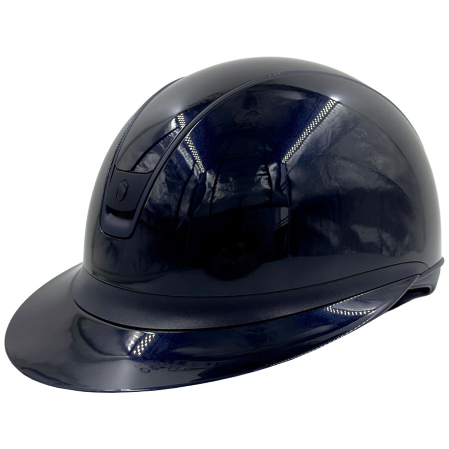 Ridehjelm Miss Shield 2.0 Glossy Matt Trim Blazon Marineblå