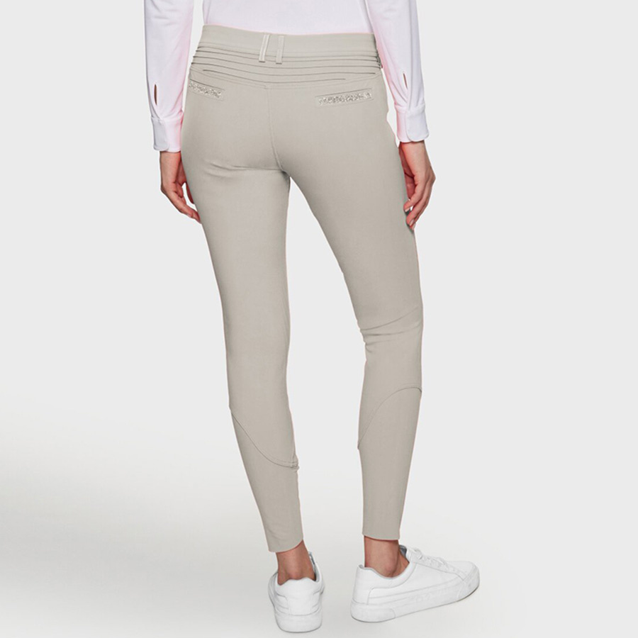 Ridebukse Adele Knee Grip Beige