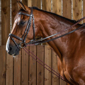 Hjelpetøyle Stoff/Lær 16mm WC Brun Hjelpetøyle Stoff/Lær 16mm WC Brun