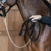 Leietau med kjede Plaited Leather WBD Svart Leietau med kjede Plaited Leather WBD Svart